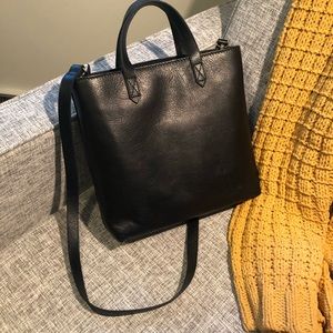 Madewell Small Zip Top Transport Crossbody - Black